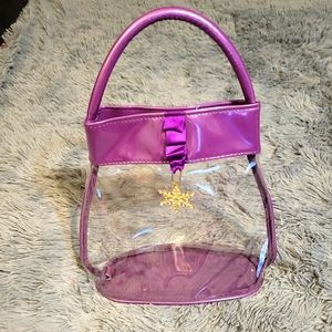 Clear Purple Handbag